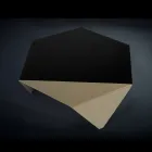 Mesa de centro em design de dois tons de metal Café com corte a laser Ruche Viadurini