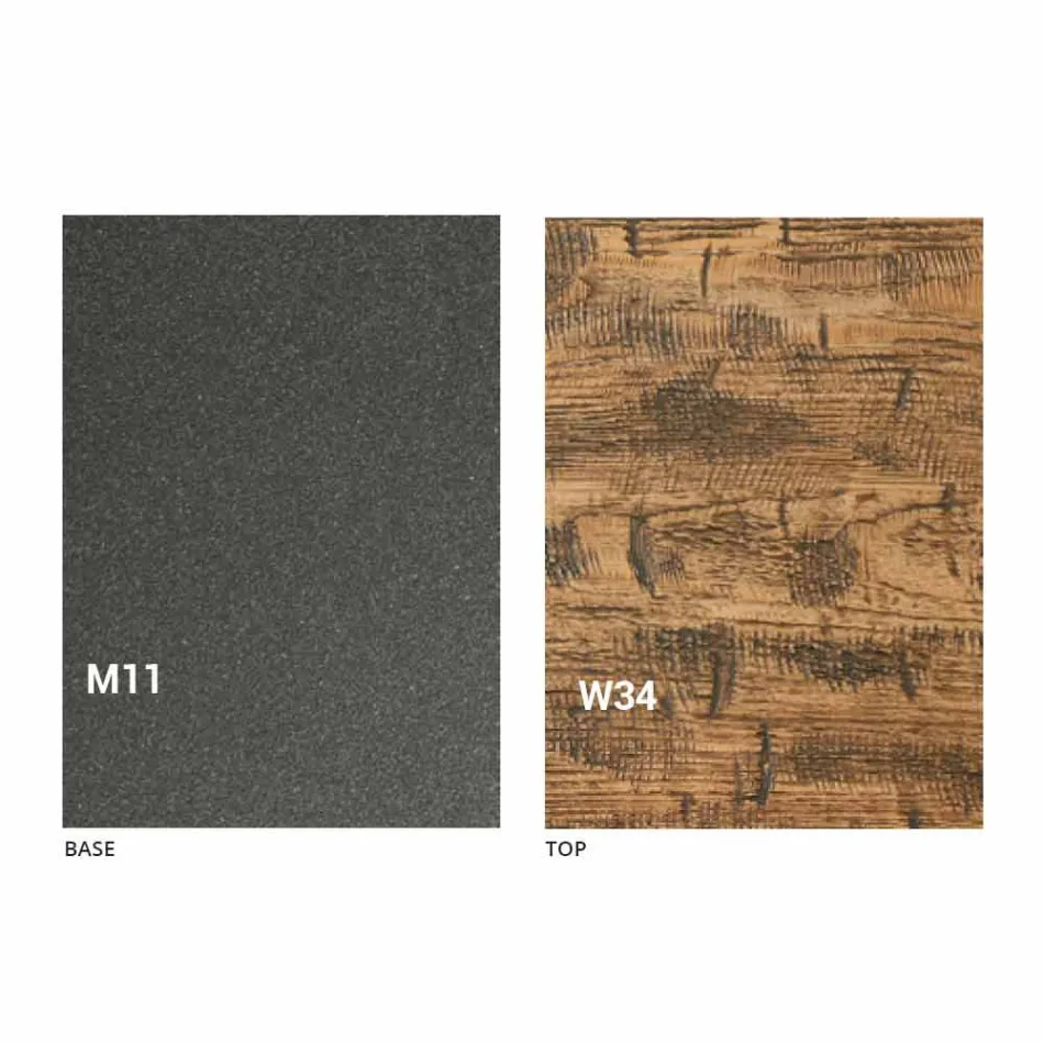 Mesa de centro transformable design em madeira made in Italy - Vincenzo Viadurini