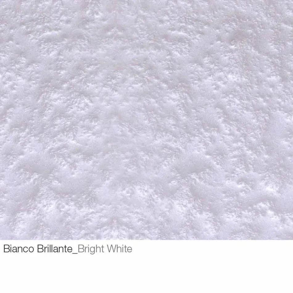 Mesa de Centro em Cristal Forjado e Metal Fabricado na Itália - Montebianco Viadurini