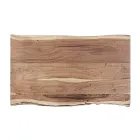 Mesa de Centro em Madeira Feito à Mão e Aço Homemotion - Tancredi Viadurini