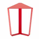 Mesa de centro em metal colorido de design italiano moderno - Yasmine Viadurini