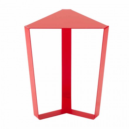 Mesa de centro em metal colorido de design italiano moderno - Yasmine Viadurini