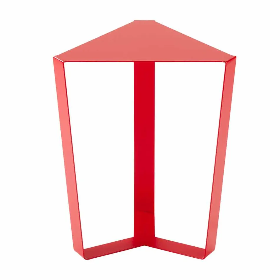 Mesa de centro em metal colorido de design italiano moderno - Yasmine Viadurini