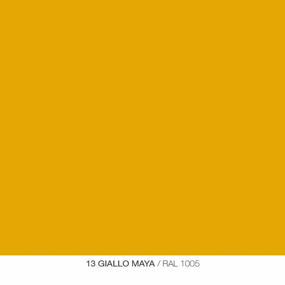 Mesa de centro em metal colorido de design italiano moderno - Yasmine Viadurini