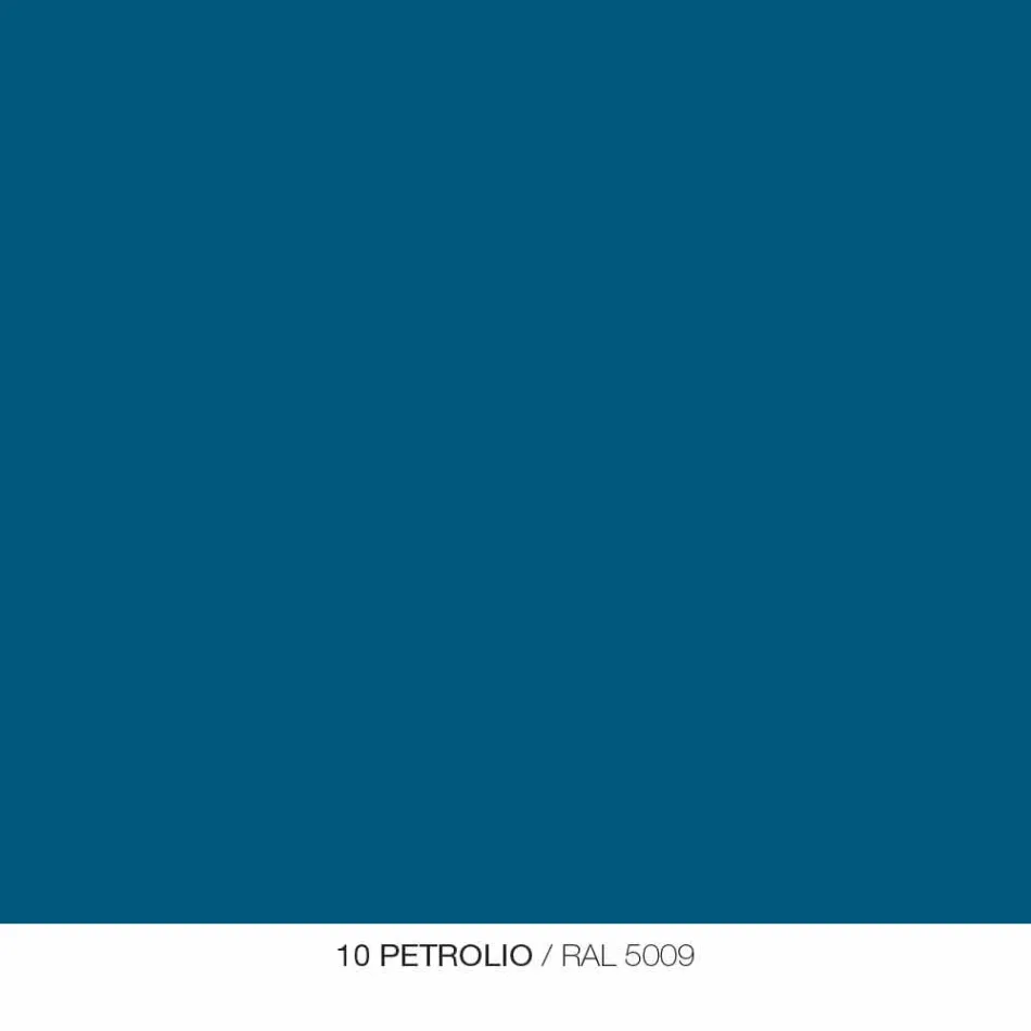 Mesa de centro em metal colorido de design italiano moderno - Yasmine Viadurini