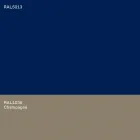 Mesa de centro moderna de design baixo azul ou cor de vinho com anel - Lok Viadurini