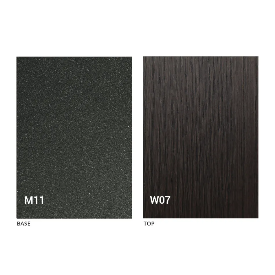 Mesa de centro de transformação moderna em madeira e metal feita na Itália - Fabio Viadurini