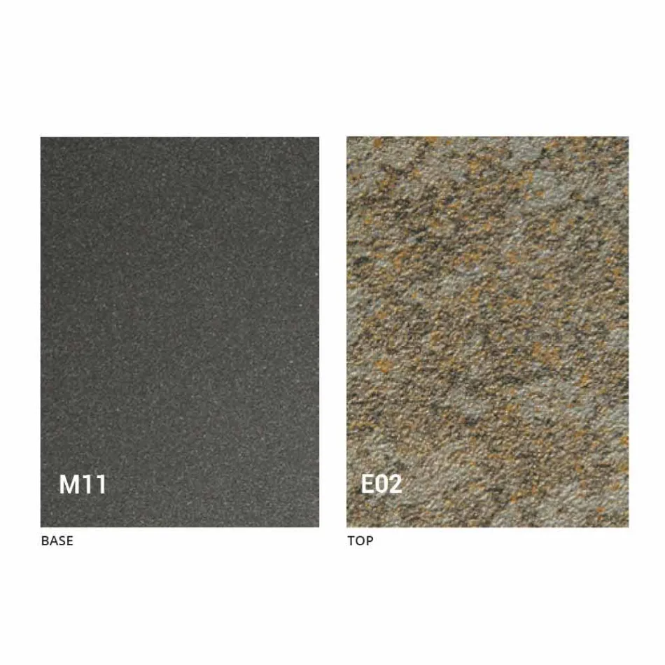 Mesa de centro transformavel com efeito de argamassa Top Made in Italy - Romântico Viadurini