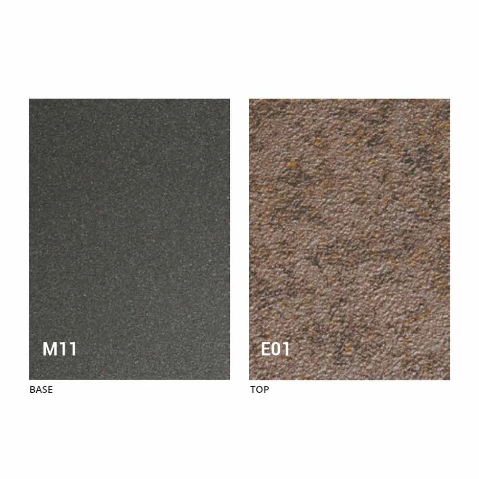 Mesa de centro transformavel com efeito de argamassa Top Made in Italy - Romântico Viadurini