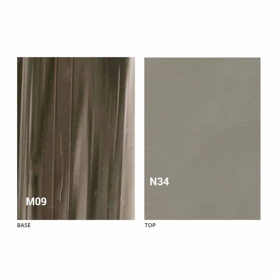 Mesa de centro transformável moderna em madeira e metal made in Italy - Gabri Viadurini