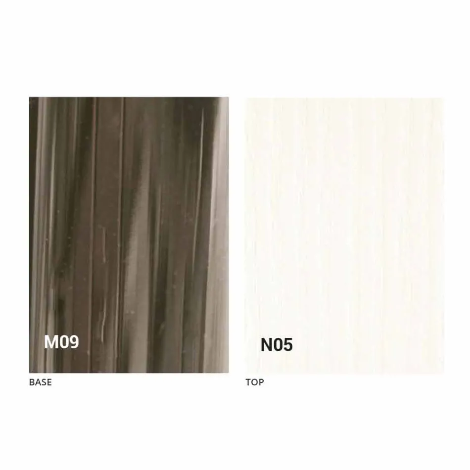 Mesa de centro transformável moderna em madeira e metal made in Italy - Gabri Viadurini