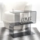 Mesa de Sofá em Plexiglass Transparente ou Fume Fabricado na Itália - Janne Viadurini