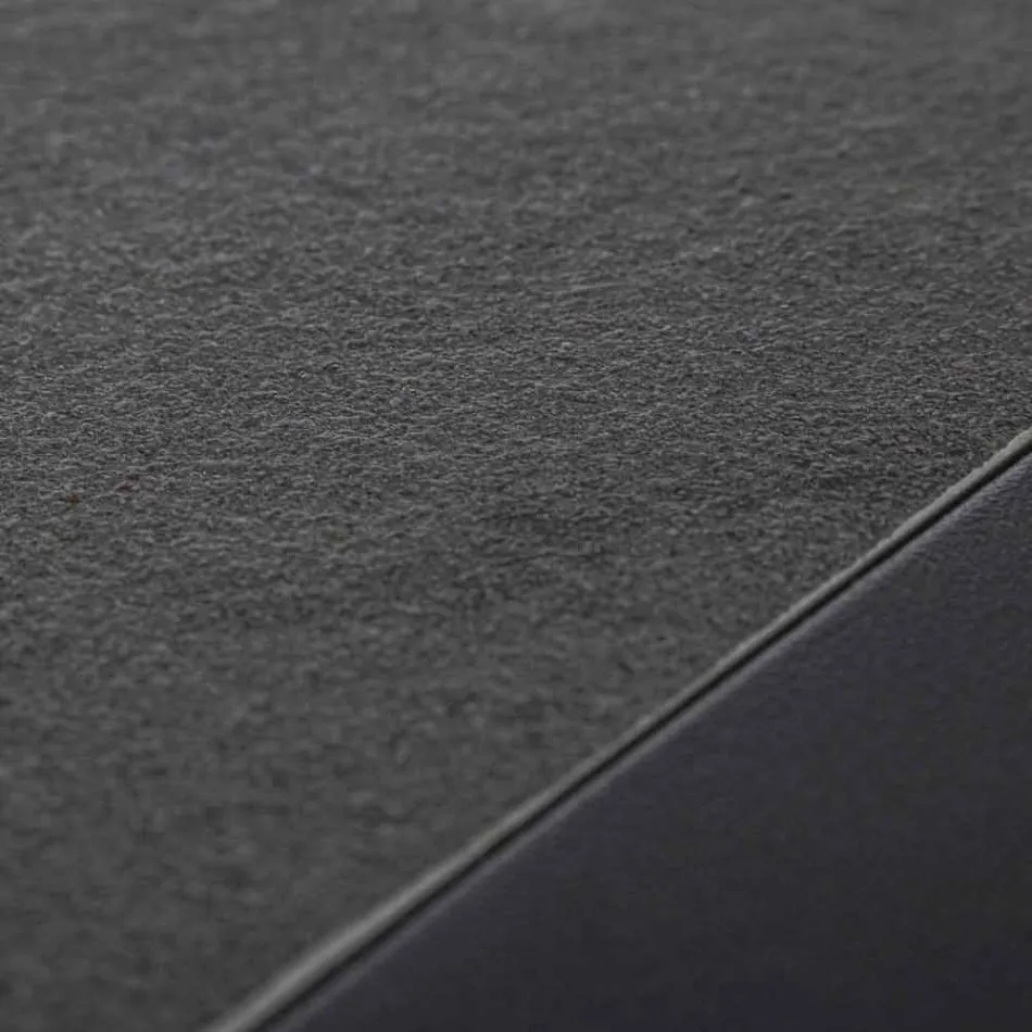 Mesa de centro externa com base de alumínio e tampo de cerâmica - Maino Viadurini