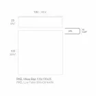 Mesa de centro externa em alumínio e laminado preto quadrado - Suave by Vondom Viadurini