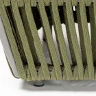 Mesa de centro externa em alumínio e tecido - Eugene Viadurini