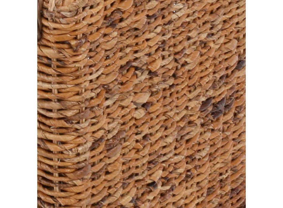 Mesa de centro externa em tecelagem natural de banana - Prato Viadurini