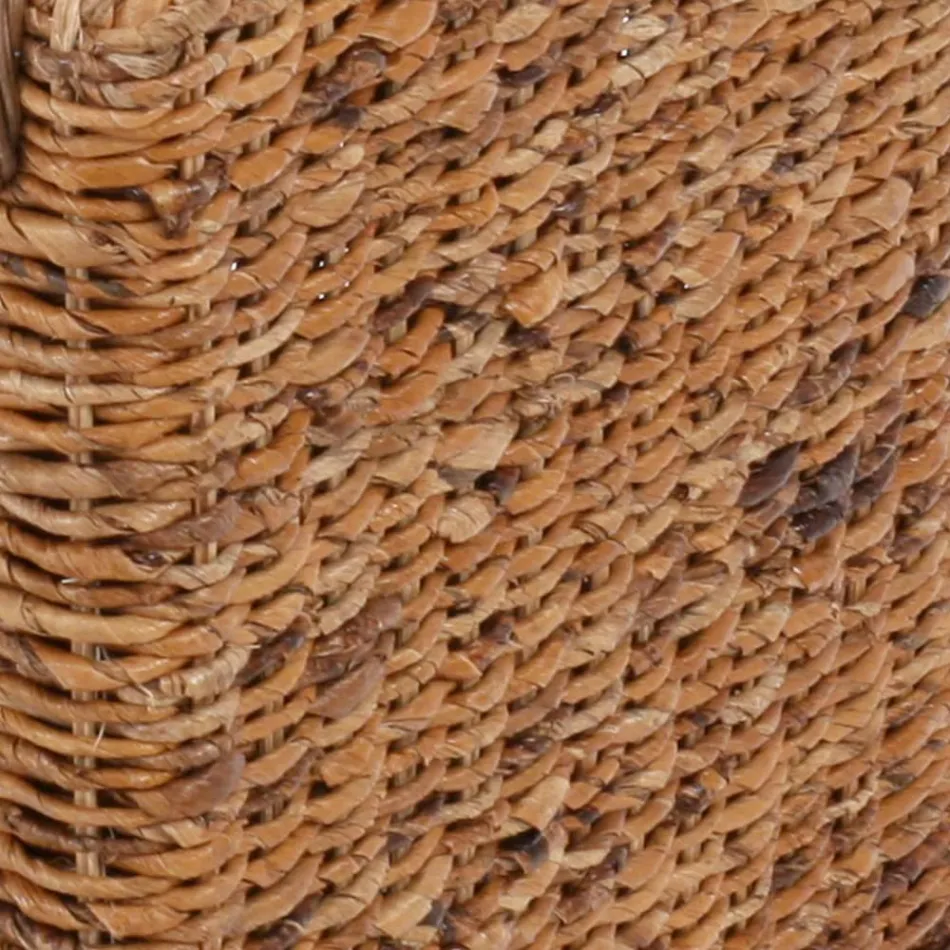 Mesa de centro externa em tecelagem natural de banana - Prato Viadurini