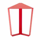 Mesa de centro de metal ao ar livre em várias cores, design italiano moderno - Yasmine Viadurini