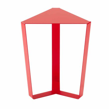 Mesa de centro de metal ao ar livre em várias cores, design italiano moderno - Yasmine Viadurini