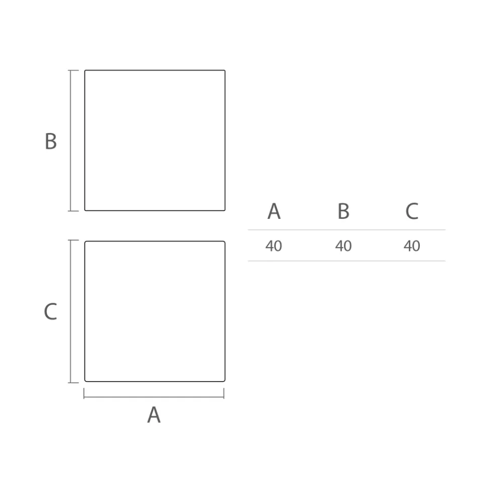 Mesa de centro externa brilhante em polietileno branco fabricada na Itália - Derti Viadurini