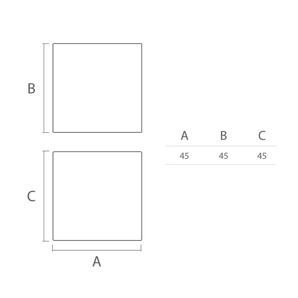 Mesa de centro externa brilhante em polietileno branco fabricada na Itália - Derti Viadurini