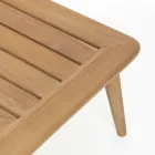 Mesa de exterior para homem, madeira de teca moderna - Luanaedmea Viadurini