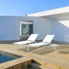 Mesa de centro externa quadrada em alumínio pintado, Homemotion 2 peças - Marius Viadurini