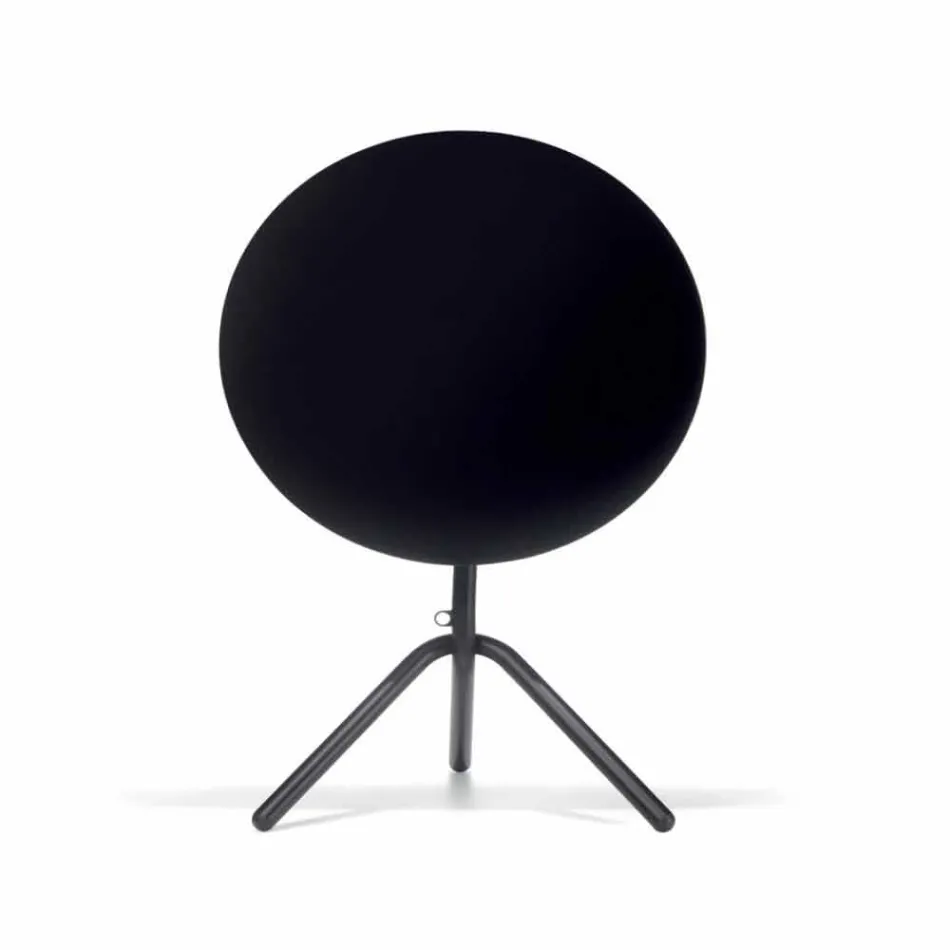 Mesa redonda de metal para exterior e chapa de metal fabricada em Itália - Alberic Viadurini