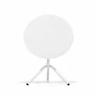 Mesa redonda de metal para exterior e chapa de metal fabricada em Itália - Alberic Viadurini