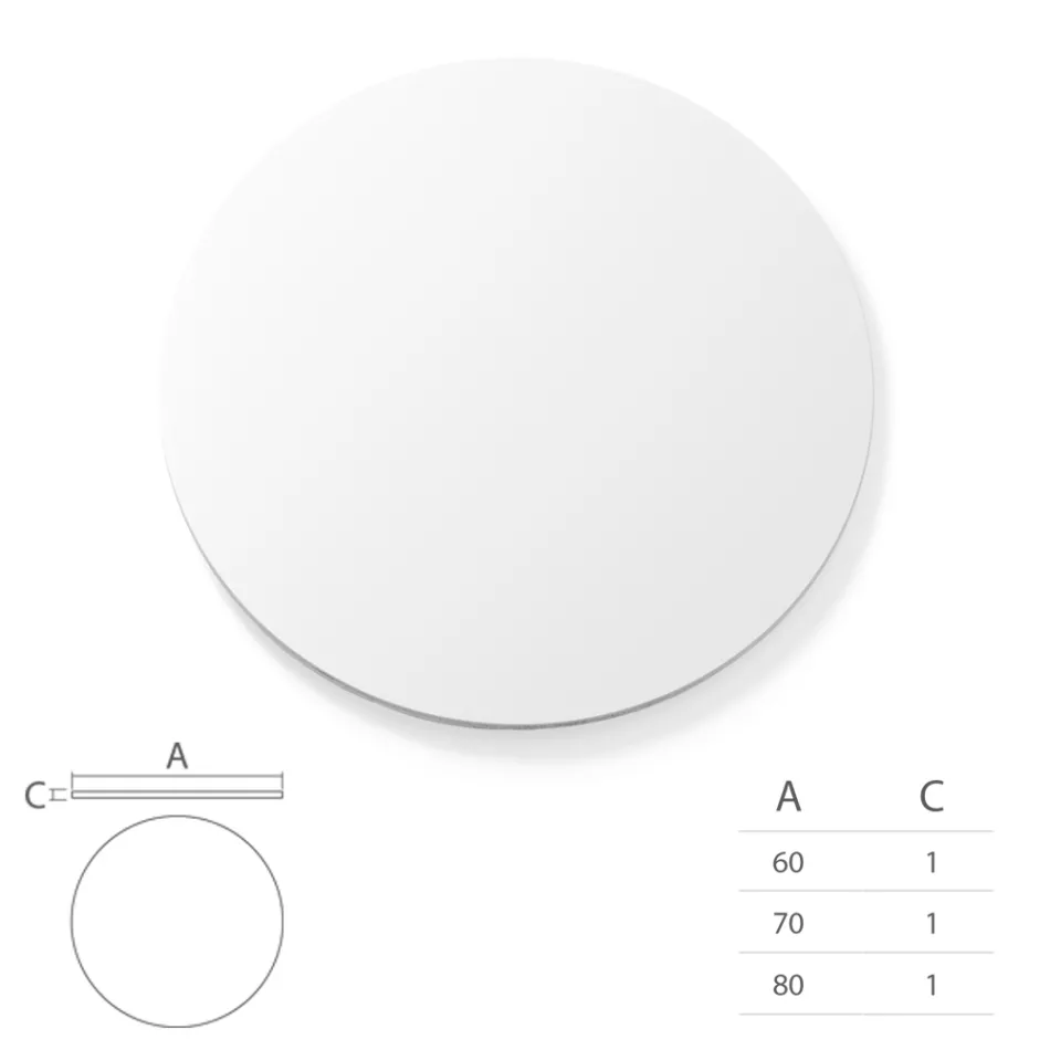 Base de mesa de centro de jardim em polietileno e tampo em HPL Made in Italy - Lucy Viadurini