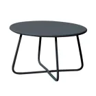 Mesa de centro de jardim em aço galvanizado fabricado na Itália - Brienne Viadurini