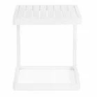 Mesa de centro de jardim em alumínio pintado Homemotion, 2 peças - Rodric Viadurini