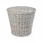 Mesa de centro de jardim em fibra natural da Kubù - Yokai Viadurini