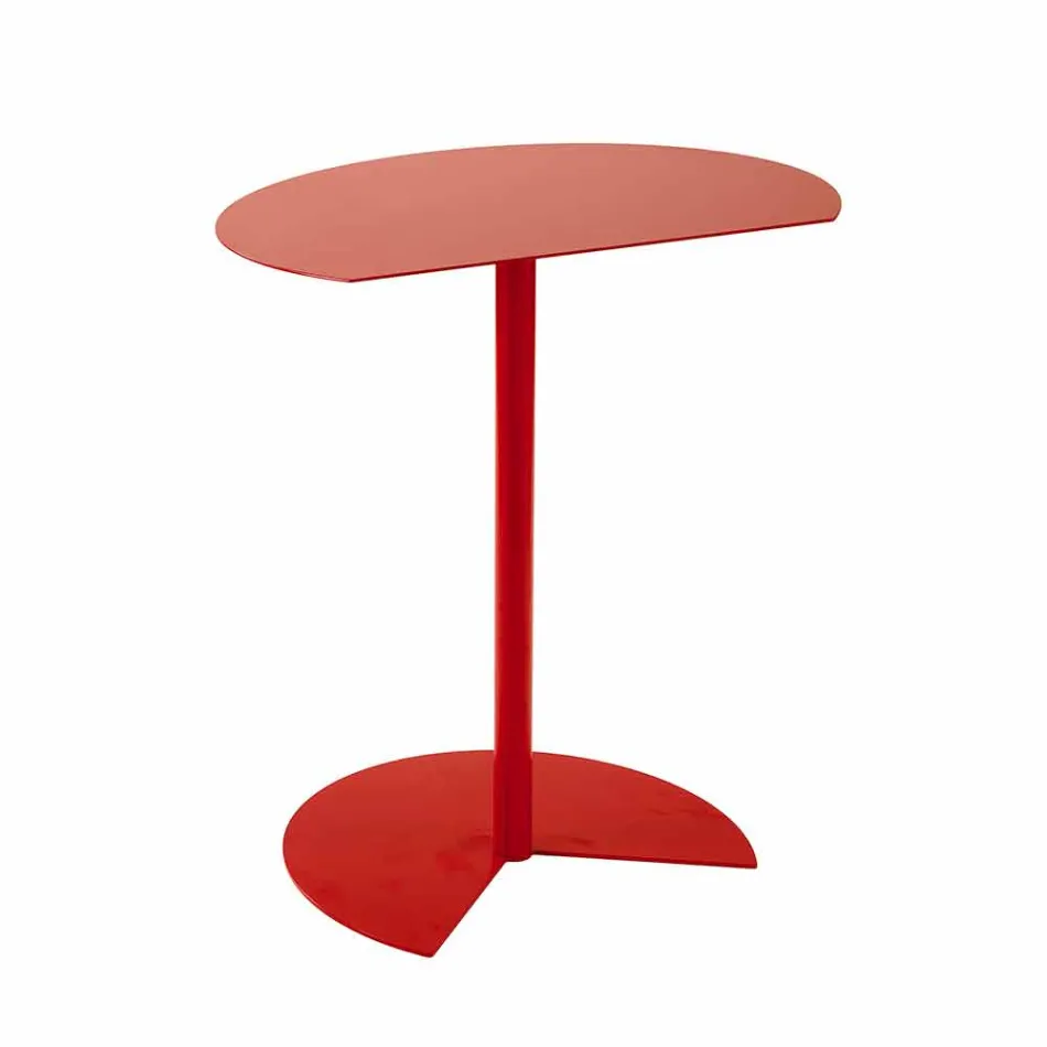 Mesa de centro de jardim de metal colorido com design moderno em 3 tamanhos - Cettina Viadurini