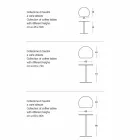 Mesa de centro de jardim de metal colorido com design moderno em 3 tamanhos - Cettina Viadurini