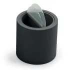 Mesa de centro de jardim em polietileno com recipiente fabricado na Itália - Stracco Viadurini