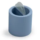 Mesa de centro de jardim em polietileno com recipiente fabricado na Itália - Stracco Viadurini