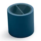 Mesa de centro de jardim em polietileno com recipiente fabricado na Itália - Stracco Viadurini