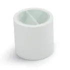 Mesa de centro de jardim em polietileno com recipiente fabricado na Itália - Stracco Viadurini