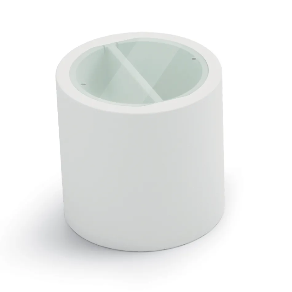 Mesa de centro de jardim em polietileno com recipiente fabricado na Itália - Stracco Viadurini