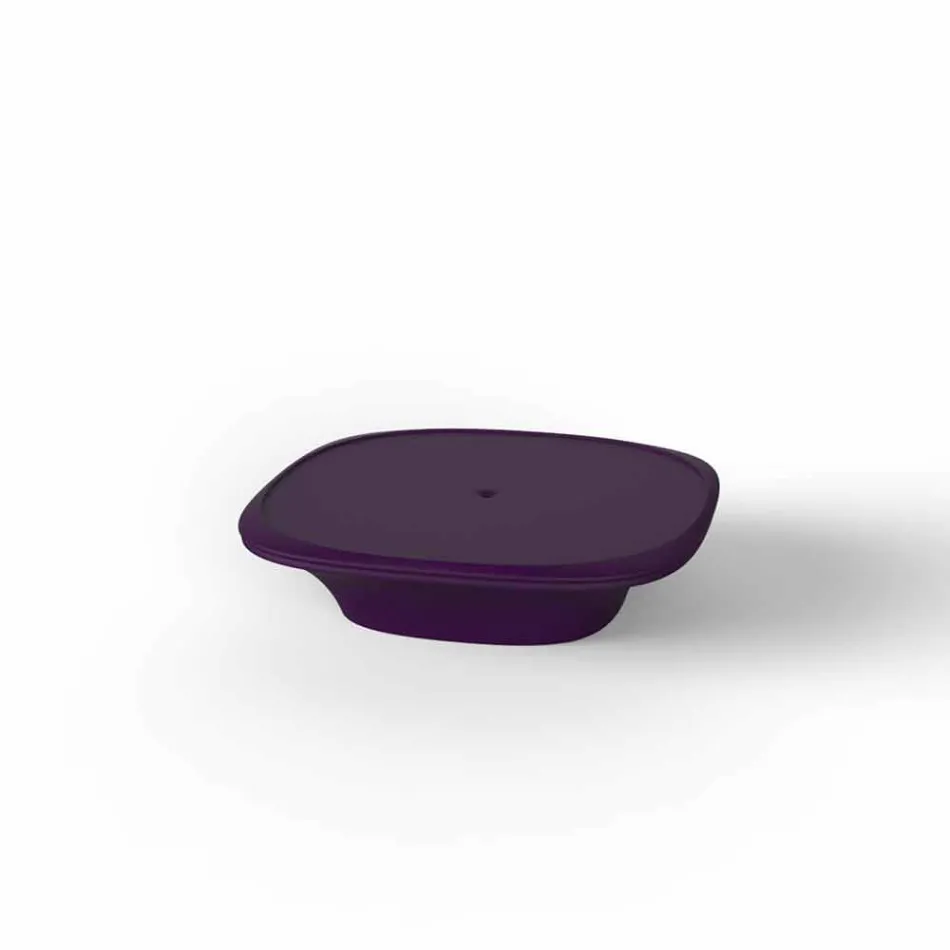 Moderna mesa de jardim UFO 100x100 cm por Vondom, em polietileno Viadurini