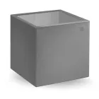 Mesa de centro quadrada de jardim em polietileno colorido fabricado na Itália - Noemi Viadurini