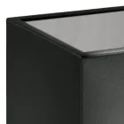 Mesa de centro quadrada de jardim em polietileno colorido fabricado na Itália - Noemi Viadurini