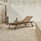 Mesa de centro redonda de jardim em alumínio pintado - Bahia by Varaschin Viadurini