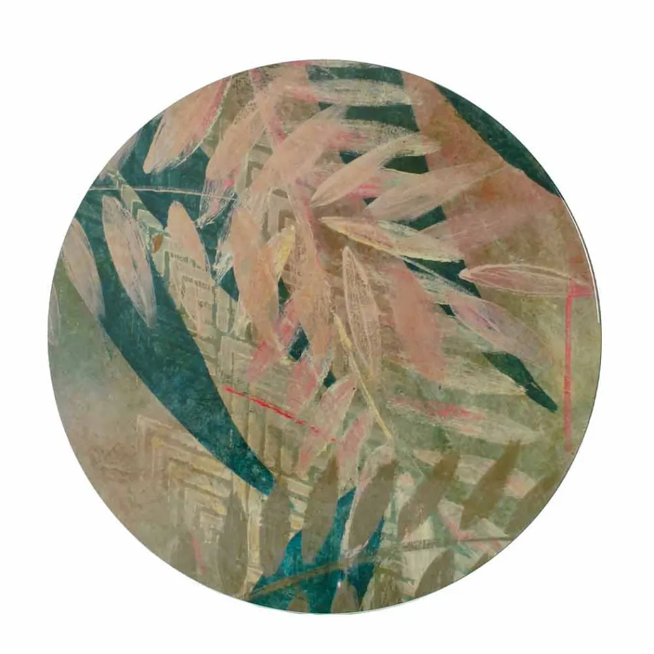 Mesa de centro interna ou externa com estrutura metálica fabricada na Itália - Carim Viadurini