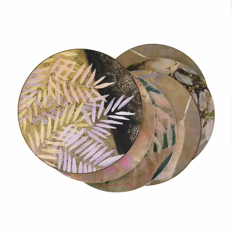 Mesa de centro interna ou externa com estrutura metálica fabricada na Itália - Carim Viadurini