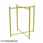 Mesa de centro interna ou externa com estrutura metálica fabricada na Itália - Carim Viadurini