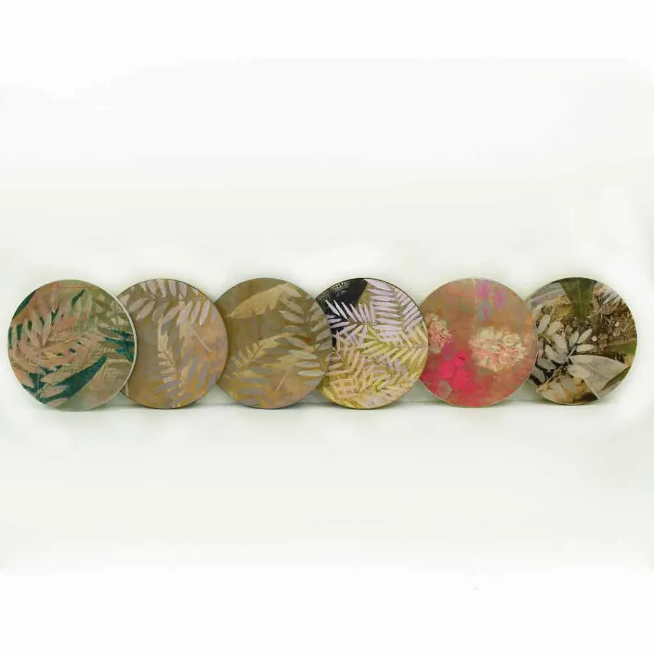 Mesa de centro interna ou externa com estrutura metálica fabricada na Itália - Carim Viadurini