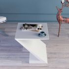 Assento de design moderno branco de mesa Zeta made in Italy Viadurini