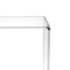 Mesa de Centro com 1 Prateleira em Plexiglass Transparente Made in Italy - Mulan Viadurini